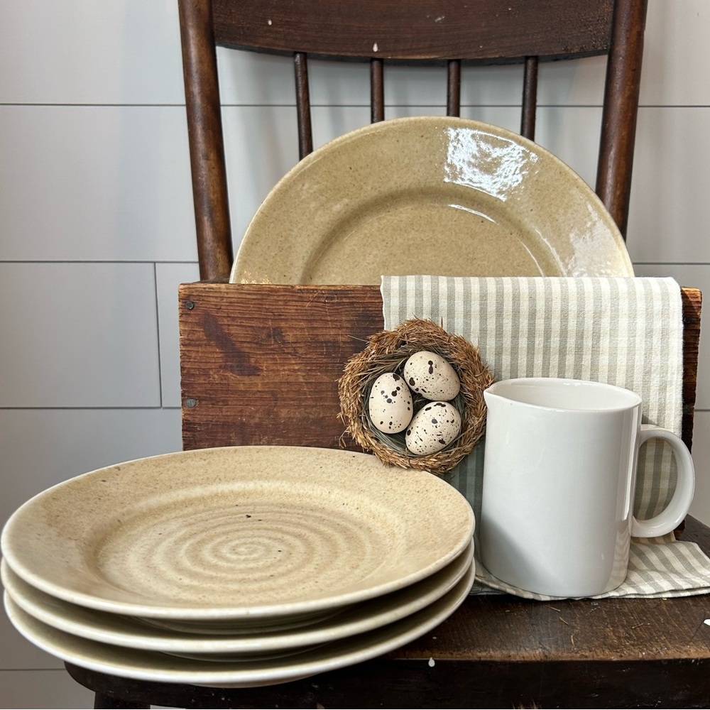 COPY - Salad Plates Potter’s Craft Khaki by Mikasa